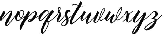 Butterflies Script Regular Font LOWERCASE