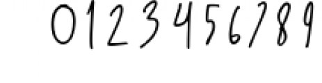 Bubllys Handwritten Font 4 Font OTHER CHARS