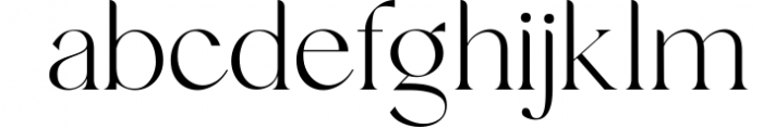 Bulgari - Modern Serif Font LOWERCASE