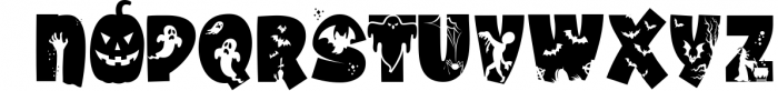 Bundle Special Halloween 8 Font LOWERCASE