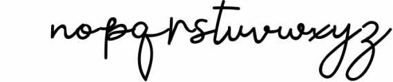 Bundulos - A modern calligraphy script font Font LOWERCASE