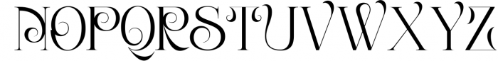 Bunga| Romantic Style 3 Font UPPERCASE