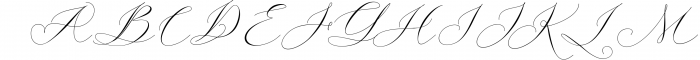 Bungalow Script Font UPPERCASE