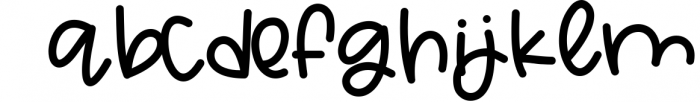 Bunny Ears - A Fun Handwritten Script Font Font LOWERCASE