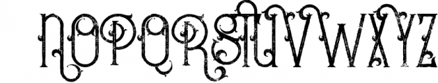 Bureno - Decorative Font 1 Font UPPERCASE