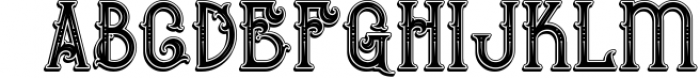 Bureno - Decorative Font Font LOWERCASE