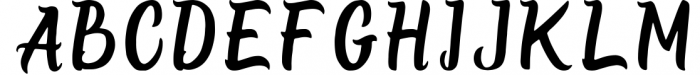 Burgundy - Handmade Font Font UPPERCASE