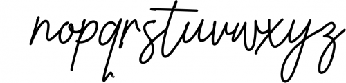 Busted Soul Signature Font LOWERCASE