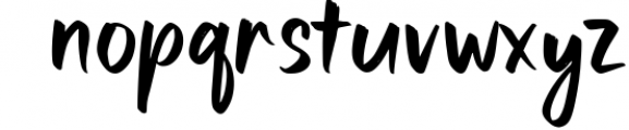 Busten - Handwritten Brush Font 1 Font LOWERCASE