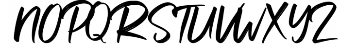 Busten - Handwritten Brush Font Font UPPERCASE