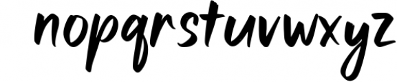 Busten - Handwritten Brush Font Font LOWERCASE