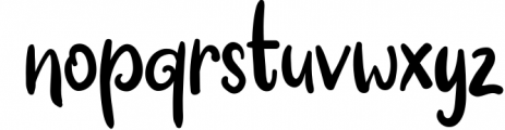 Busy Bear - Modern Monoline Font Font LOWERCASE