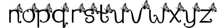 Butterfly Garden - Updated 2 Font LOWERCASE