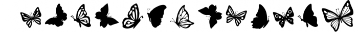 Butterfly Garden - Updated Font UPPERCASE