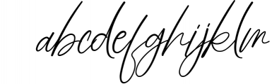 Butterfly Signature Font LOWERCASE