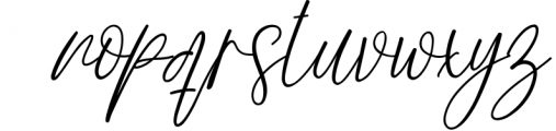 Butterfly Signature Font LOWERCASE