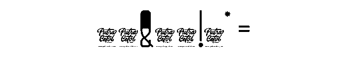 BULKY BOOK Font OTHER CHARS