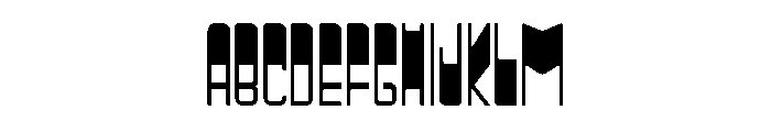 BULKY BOOK Font UPPERCASE