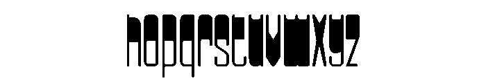 BULKY BOOK Font LOWERCASE