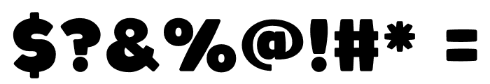 BUNKO Font OTHER CHARS