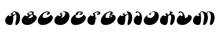BUTTERFLY Italic Font UPPERCASE