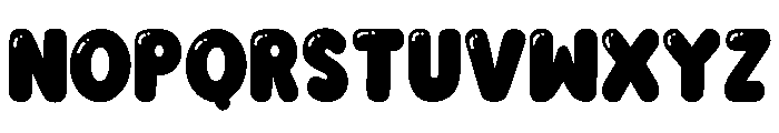 Bubble Boom Regular Font UPPERCASE