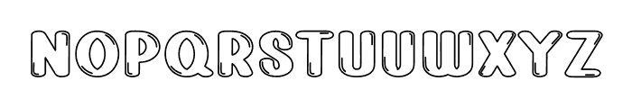 Bubble Bursh Font LOWERCASE
