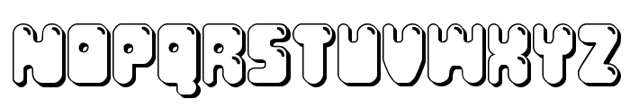 Bubble Butt 3D Regular Font LOWERCASE