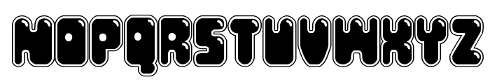 Bubble Butt Academy Italic Font LOWERCASE