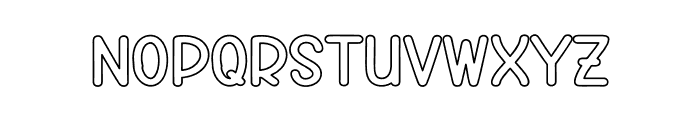 Bubble Candy Font LOWERCASE
