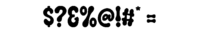 Bubble Diary Regular Font OTHER CHARS