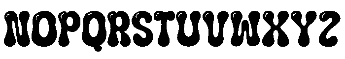 Bubble Diary Regular Font UPPERCASE