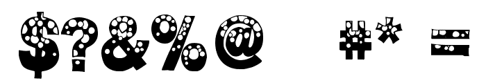 Bubble Man Font OTHER CHARS