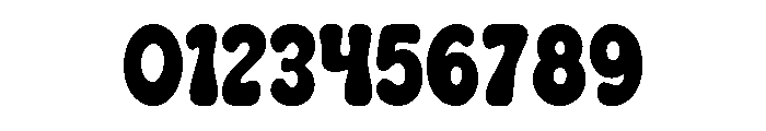 Bubble Month Regular Font OTHER CHARS