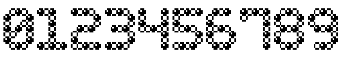 Bubble Pixel-7 Bead Font OTHER CHARS