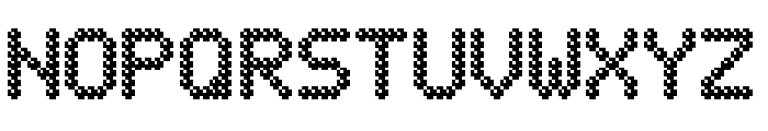 Bubble Pixel-7 Dark Font UPPERCASE