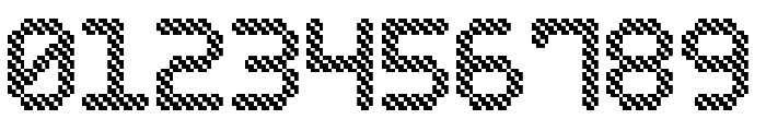 Bubble Pixel-7 Hatch Font OTHER CHARS