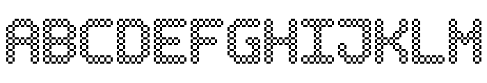 Bubble Pixel-7 Font LOWERCASE