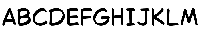 Bubble Sans Regular Font UPPERCASE