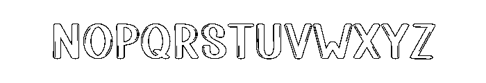 Bubble Smoke Font UPPERCASE