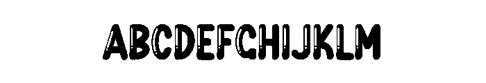 Bubble Soap2 Font UPPERCASE