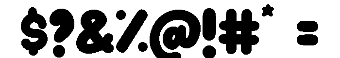 Bubble Valentine Font OTHER CHARS