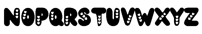 Bubble Valentine Font UPPERCASE