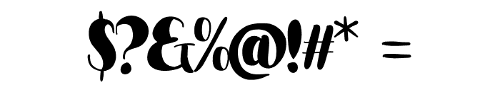 Bubble West Font OTHER CHARS