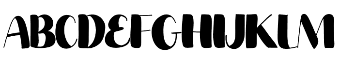Bubble West Font UPPERCASE