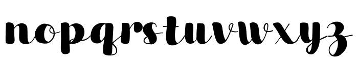 Bubble West Font LOWERCASE