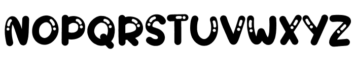 Bubble gum Regular Font UPPERCASE
