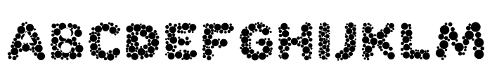 Bubble Font UPPERCASE