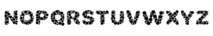 Bubble Font UPPERCASE