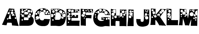 BubbleMan Font LOWERCASE